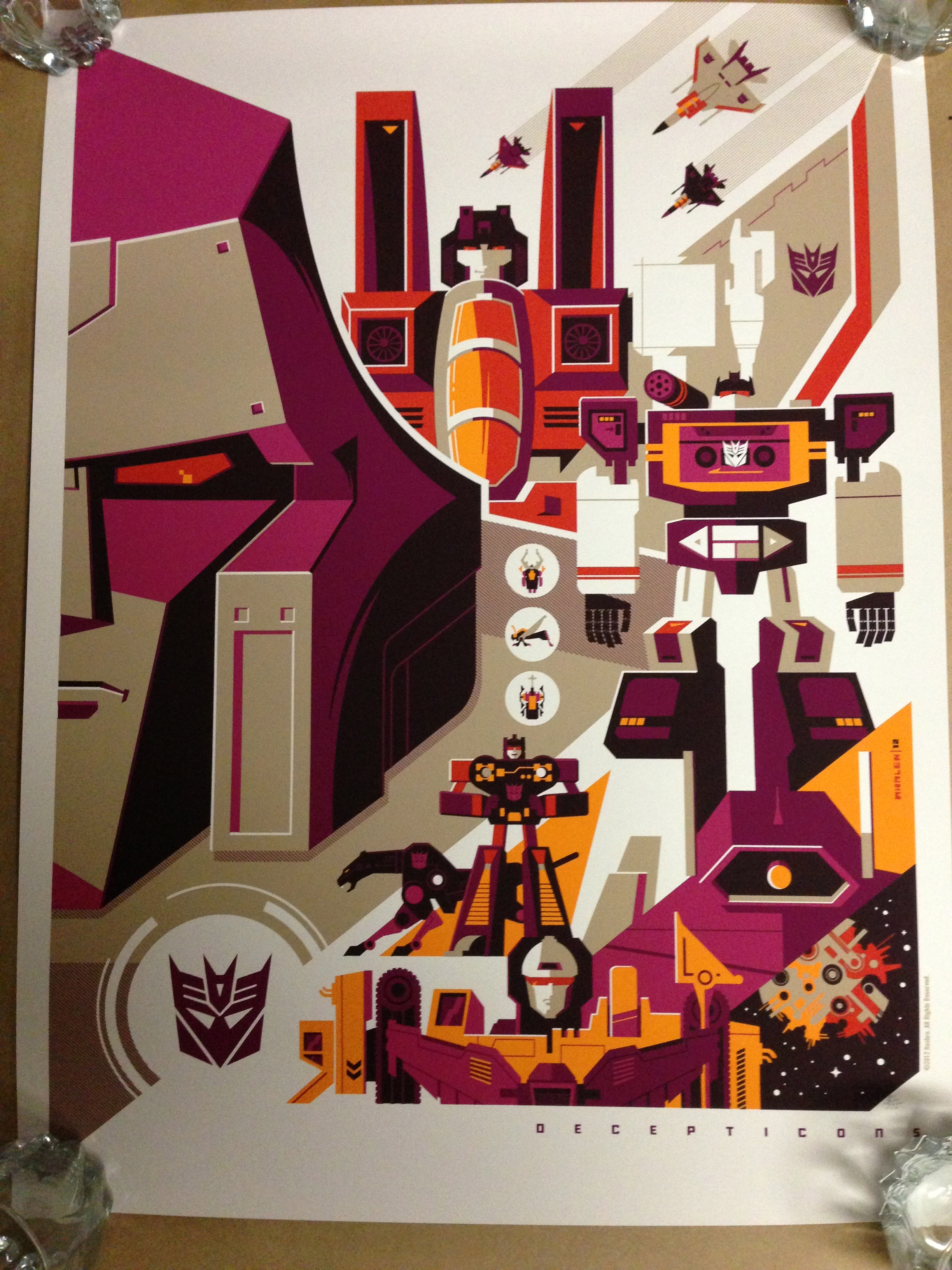 R3view: Tom Whalen x Acid Free Gallery NYCC Transformers Prints.